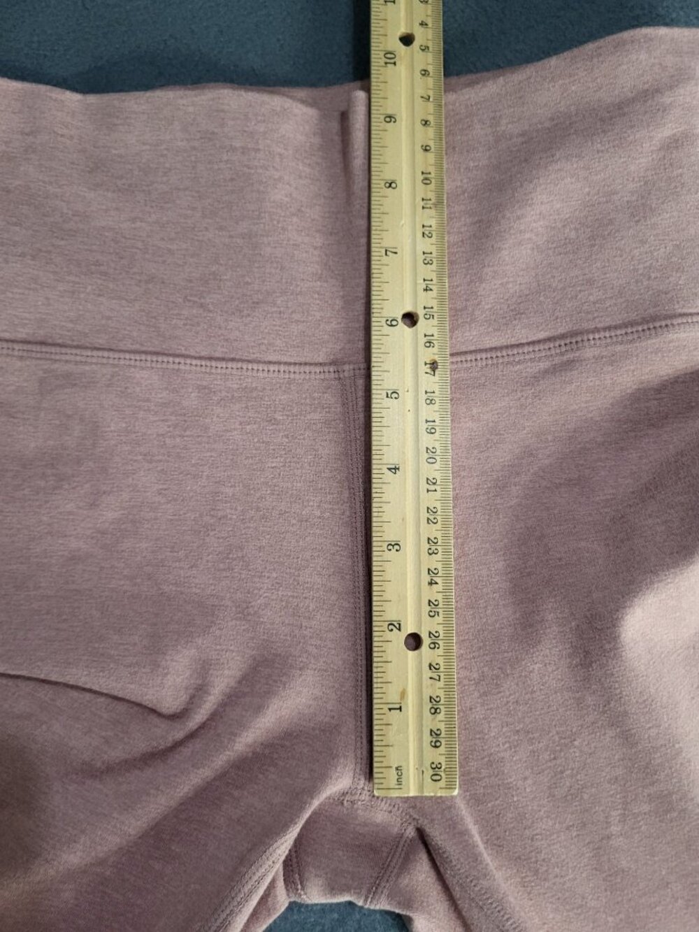 Vuori Womens XXS Burnt Clay Heathered Pink Clean Elevation Leggings - Picture 6 of 8